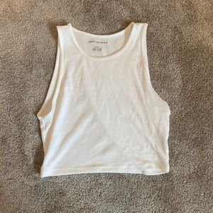 American Eagle white high neck tank top